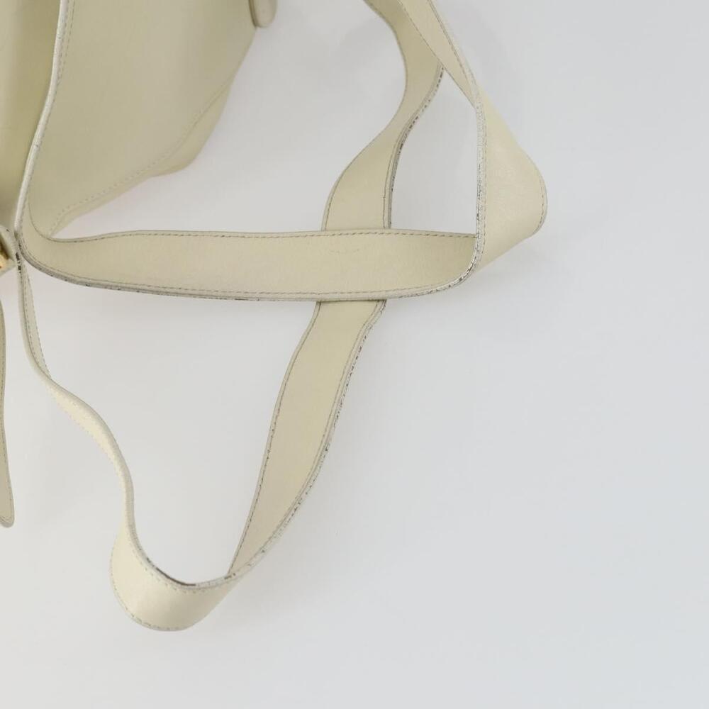GUCCI Bamboo Backpack Leather Outlet Ivory Gold 003 8016 2058 Auth 151337 - Picture 8 of 16